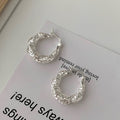 Mobius Sculptural Hoop Earrings | 925 Sterling Silver