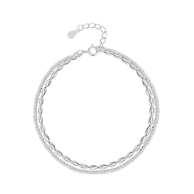 Double-Layer Sparkle Bracelet | 925 Sterling Silver