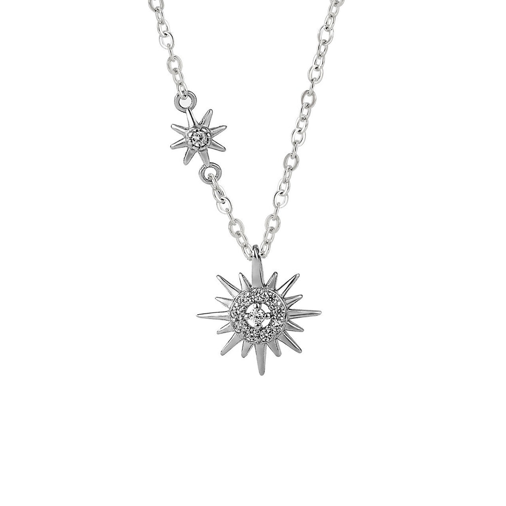 Celestial Sun & Star Necklace