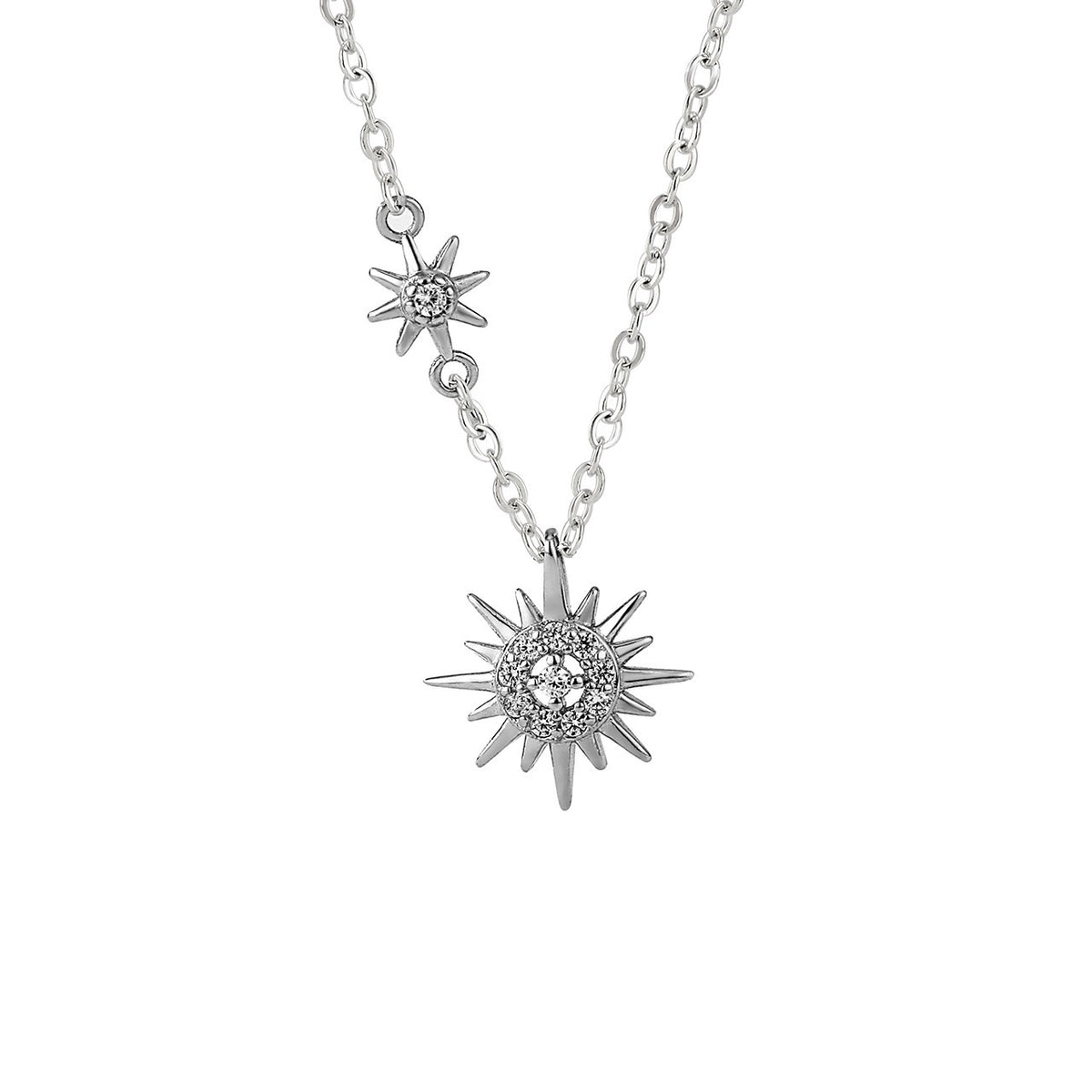 Celestial Sun & Star Necklace